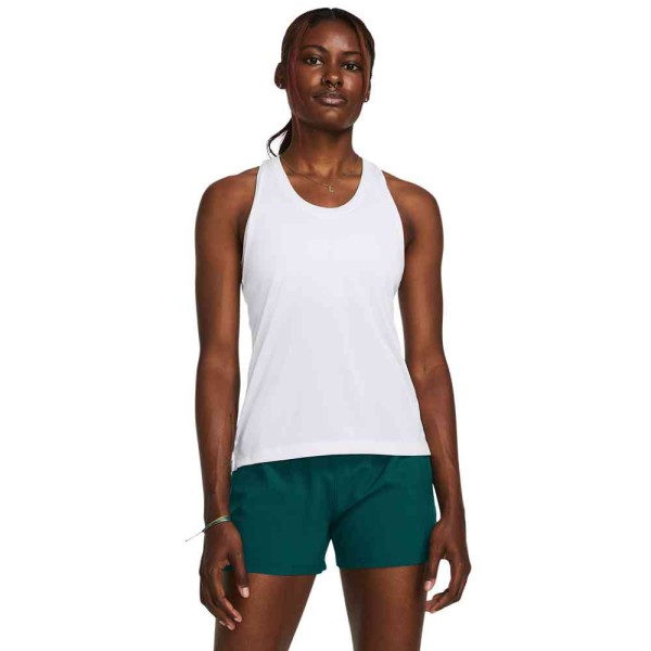 UA LAUNCH SINGLET WHITE/REFLECTIVE UA LAUNCH SINGLET WHITE/REFLECTIVE