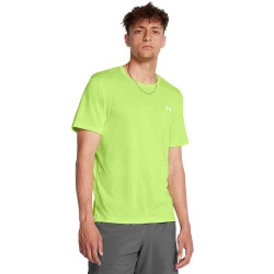 UA LAUNCH SHORTSLEEVE MORPHGREEN