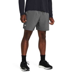 UA LAUNCH 7'' SHORTS CASTLEROCK/WHITE