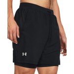 UA LAUNCH 7   2 IN 1 SHORT