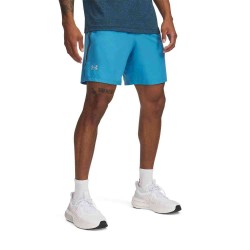 UA LAUNCH 7 2IN1 SHORTS ETHER BLUE