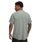 UA TECH TEXTURED SS LT. GREEN