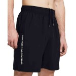 UA TECH WOVEN WORDMARK SHORT BLACK/WHITE UA TECH WOVEN WORDMARK SHORT BLACK/WHITE