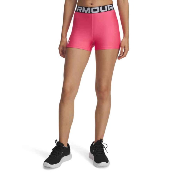 UA HG SHORTY SUPERPINK/WHITE
