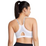 UA INFINITY LOW 2.0 BRA WHITE/BLACK