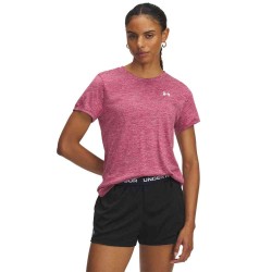 UA TECH SSC- TWIST FUCHSIADUSK/WHITE