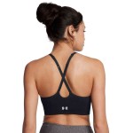 UA VANISH SEAMLESS LOW BRA BLACK/WHITE