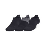 UA AD RUN LITE 3PK NS BLACK/BLACK/REFLECTIVE