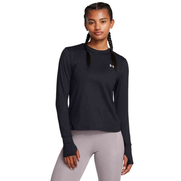 UA LAUNCH PRO LONGSLEEVE BLACK/REFLECTIVE