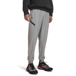 UA UNSTOPPABLE WOVEN JOGGER TITANIUM/BLACK