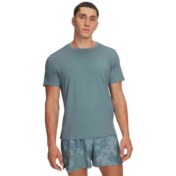 UA LAUNCH ELITE SHORTSLEEVE SERPENTINE/REFLECTIVE