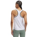 UA TECH KNOCKOUT TANK WHITE/BLACK