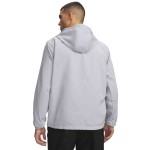 UA RIVAL WVN WINDBREAKER MODGRAY/WHITE