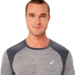 ASICS ROAD SS TOP PIEDMONT GREY/DARK GREY