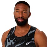 ASICS ROAD ALL OVER PRINT SINGLET PERFORMANCE BLACK