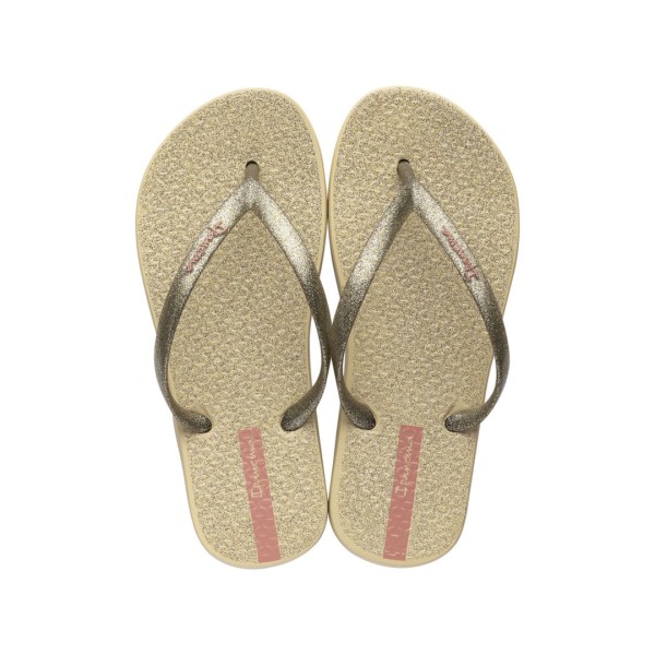 IPANEMA GLITTER KIDS-AMARILLO/VIDRIO GLITTER PLATEADO