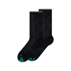 ON ELITE RUN SOCK HIGH 1U BLACK