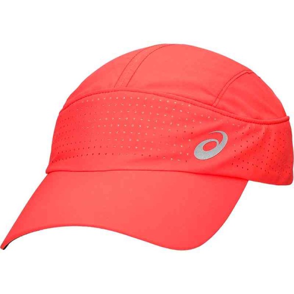ASICS RUNNING LIGHT WOVEN CAP CORAL REEF ASICS RUNNING LIGHT WOVEN CAP CORAL REEF