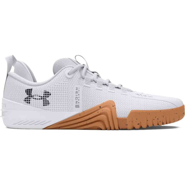 UA TRIBASE REIGN 6 MENS WHITE/DISTANT GRAY