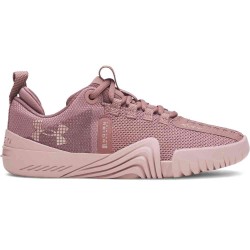 UA TRIBASE REIGN 6 WOMENS MAROON MIST/TOURMALINE PINK