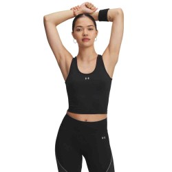 UA VANISH SEAMLESS TANK BLACK/STEEL/STEEL