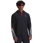 UA VELOCITI STORM HOODED JKT BLACK/CASTLEROCK
