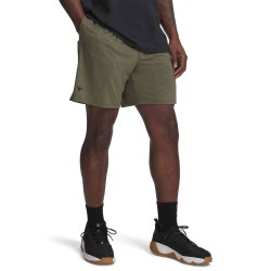 UA PJT RCK MESH SHORT MARINEODGREEN