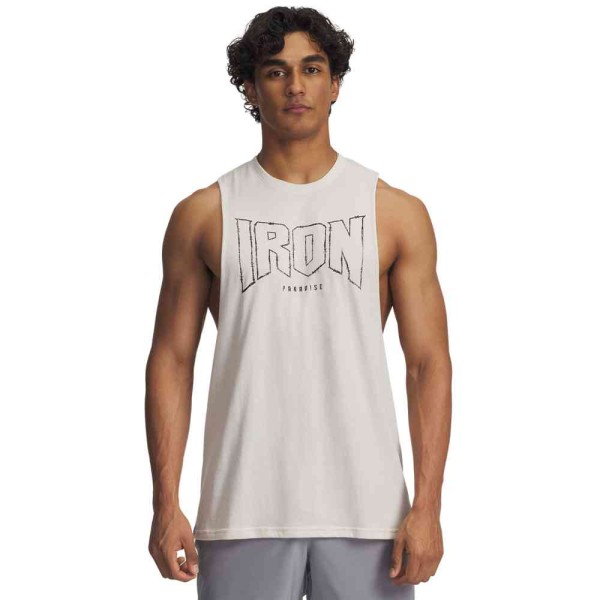 UA PJT RCK PAYOFF TANK STONE/BLACK