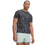 UA VELOCITI PRO PRINT SS BLACK/REFLECTIVE