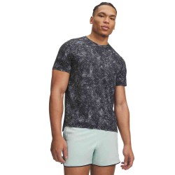 UA VELOCITI PRO PRINT SS BLACK/REFLECTIVE