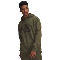 UA PJT ROCK RIVAL FLEECE HD MARINEODGREEN