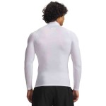 UA HG ELITE COMP MOCK LS WHITE UA HG ELITE COMP MOCK LS WHITE