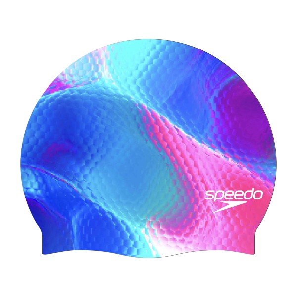 SPEEDO PRINTED SILICONE CAP GORRO PARA NADAR