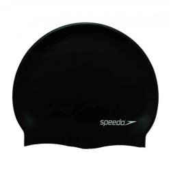 SPEEDO PLAIN FLAT SILICONE CAP GORRO DE NATACION BK