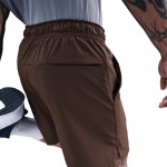 M NK DF UNLIMITED WVN 7IN UL BAROQUE BROWN