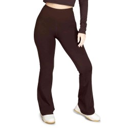PANT FEM POLY/SPX EVERLAST FLARE WINE W6 S