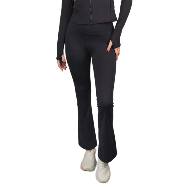 PANT FEM POLY/SPX EVERLAST FLARE BK 