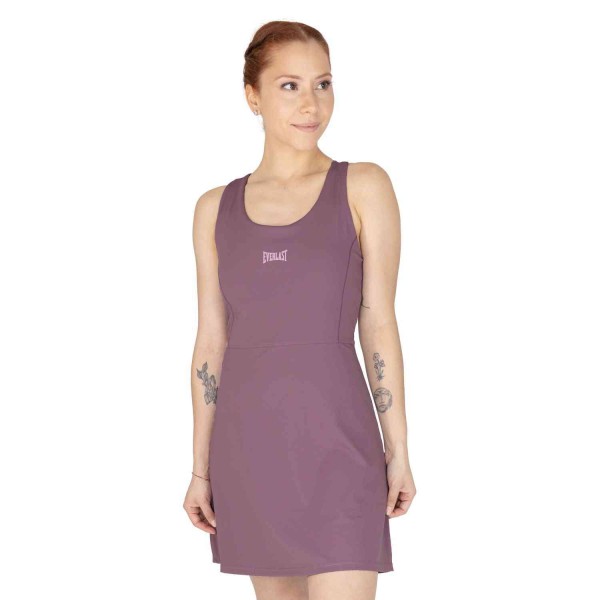 DRESS FEM POLY/SPX EVERLAST TENNIS  II MAUVE PINK