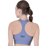 BRA FEM POLY/SPX EVERLAST RIBBED BL