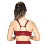 BRA FEM POLY/ELAST EVERLAST CRIMSON RED