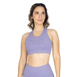 BRA FEM POLY/SPX EVERLAST RACERBACK LILA W6 S