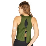 TANK FEM POLY/ELAST EVERLAST MOSS GN