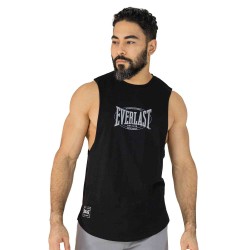 TANK MEN COTT/POLY EVERLAST LEGACY BK