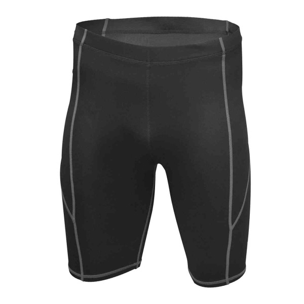 SHORT MEN POLY SPX EVERLAST COMPRESSION BK