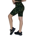 BIKER SHORT FEM POLY/SPX EVERLAST ABSTRACT GR/BK