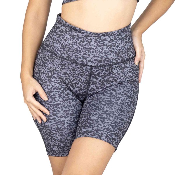BIKER SHORT FEM POLY/ELAST EVERLAST SAVANNA LEOPAR