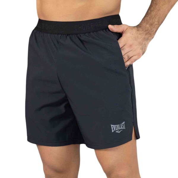 SHORT MEN POLY/ELAST EVERLAST LASER 6 PLG BK