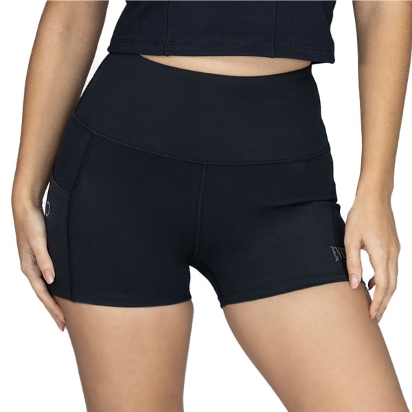 SHORT FEM POLY/ELAST EVERLAST POWER-BOLD P.S. BK S