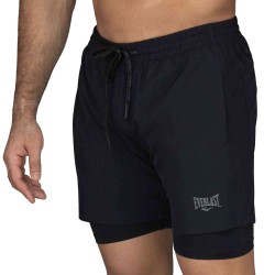 SHORT MEN 2IN1 POLY/SPX EVERLAST RUSH 5PLG BK M6 
