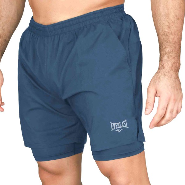 SHORT 2IN1 MEN POLY EVERLAST TRACK II 5\" NA M6 S